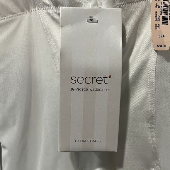 Victoria’s Secret Power Figure Cupped Shaping Slip 32A White Shapewear Coquette - Picture 4 of 7